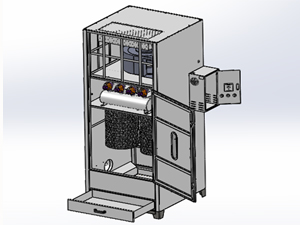 旋转翼滤筒除尘器